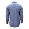 Blue Chambray Long Sleeve Western Shirt Thumbnail